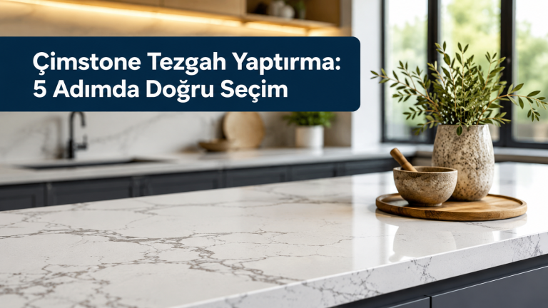 Çimstone Tezgah Yaptırma: 5 Adımda Doğru Seçim
