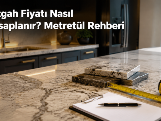 Metretül hesaplama ile mutfak tezgahı fiyatı belirleme