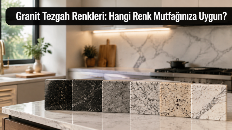 Granit Tezgah Renkleri: Hangi Renk Mutfağınıza Uygun?