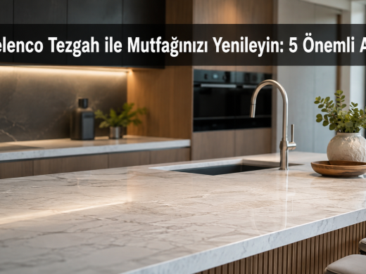 Modern mutfakta belenco tezgah kullanımı