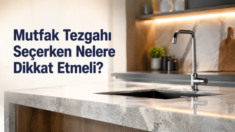 Mutfak Tezgahı Seçerken Nelere Dikkat Etmeli?