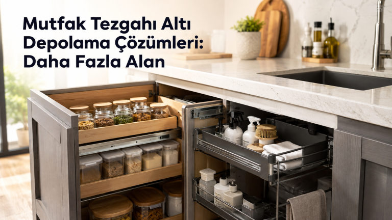 Mutfak Tezgahı Altı Depolama Çözümleri: Daha Fazla Alan