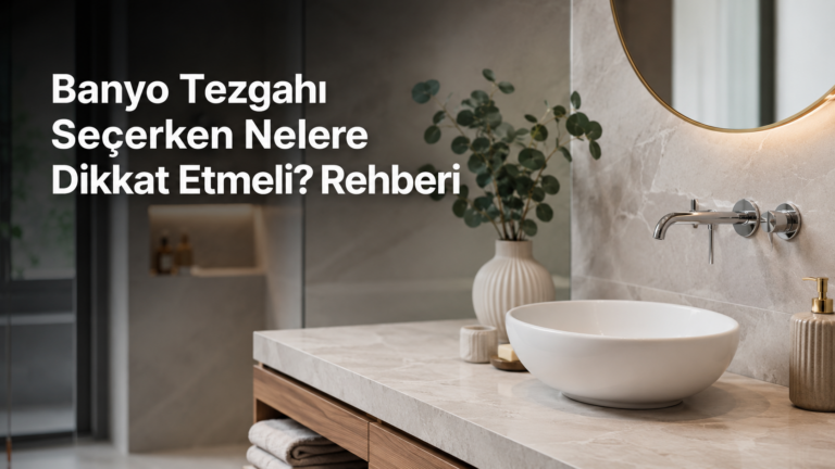 Banyo Tezgahı Seçerken Nelere Dikkat Etmeli? Rehberi